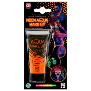 Neon Aqua Sminke Oransje