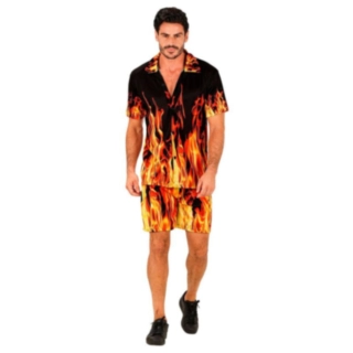 Flamme Skjorte og Shorts