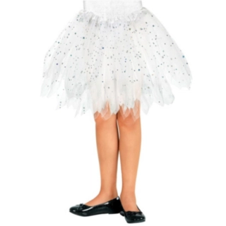 Glitrende Tutu Barn Tyllskjørt Hvit
