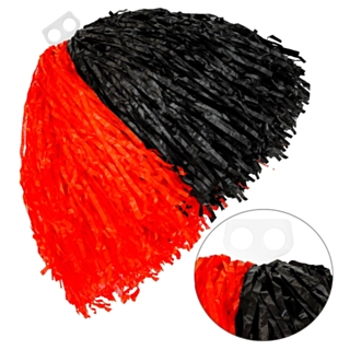 Cheerleader Pom Pom Rød og Svart