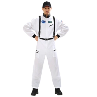 Astronaut Kostyme Hvit