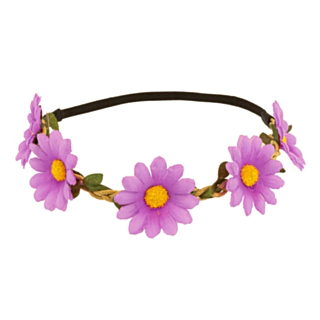 Blomster Hårbånd Lilla
