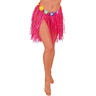 Hula Stråskjørt Rosa