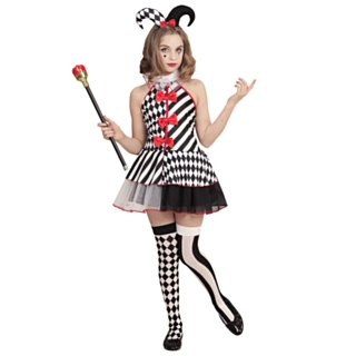 Hoffnarr Harley Quinn Barnekostyme