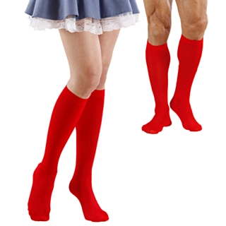 Knestrømper Rød