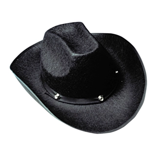 Cowboyhatt Svart