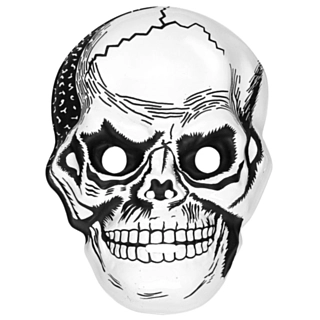 Grøssende Skjelettmaske