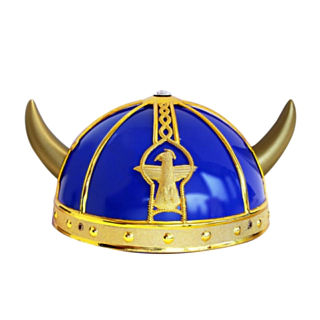 Liten Vikinghjelm Blå