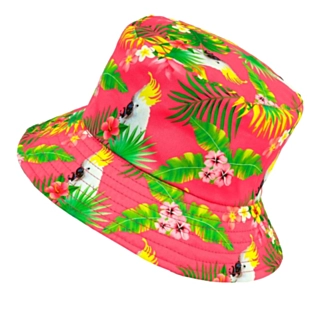 Hawaii Kakadue Bøttehatt Rosa