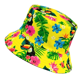 Tukan Hawaii Bøttehatt Gul