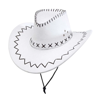 Jesse Cowboyhatt Hvit