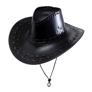 Cowboyhatt Svart
