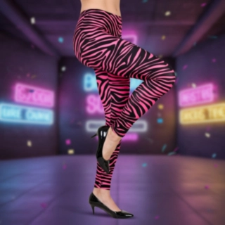 1980 Leggings Neon Rosa