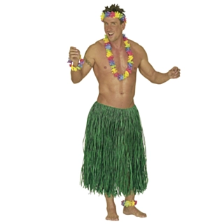 Hula Hawaiiskjørt Grønn