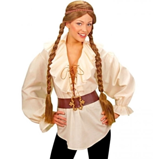 Renessanse Bluse Beige