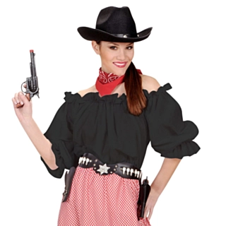 Cowboybluse Svart