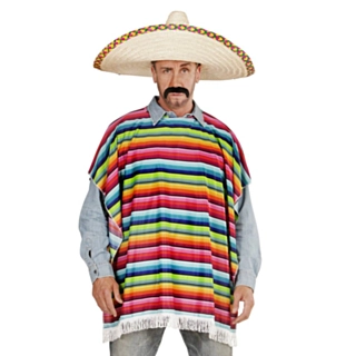 Fargerik Poncho