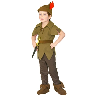 Klassisk Peter Pan Barnekostyme