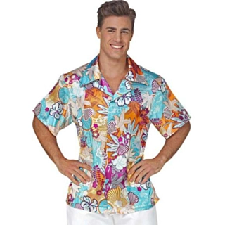 Blomster Hawaiiskjorte Multifarget