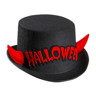Djevel Halloween Flosshatt