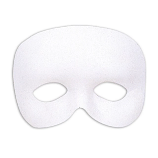 Phantom Øyemaske Hvit