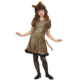 Leopardjente Barnekostyme