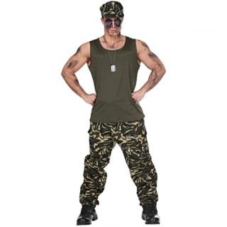Militærmann Kostyme