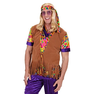 Frynsevest Hippie Herre