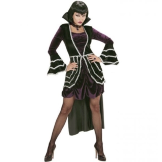 Gotisk Vampyrinne Kostyme