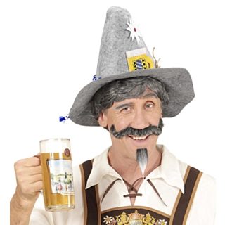Oktoberfest Øl Hatt Grå