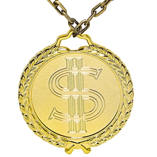 Hip Hop Dollar Halskjede