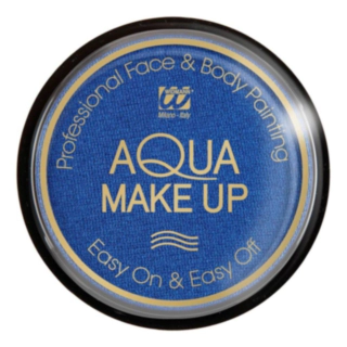 Metallisk Aqua Sminke Blå