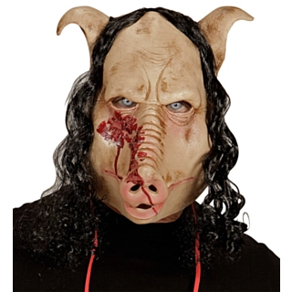 Blodig Grisehode Maske
