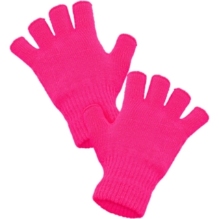 Fingerløse Hansker Neonrosa