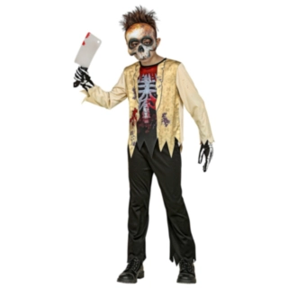 Zombie Skjelett Barnekostyme
