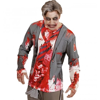 Langermet Zombie Trøye Herre