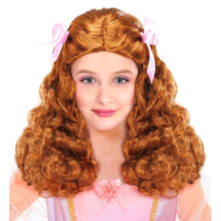 Prinsesse Barneparykk Brun