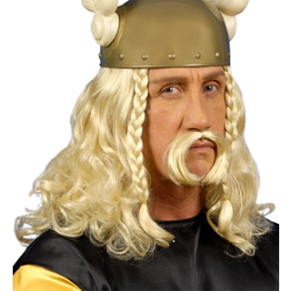 Asterix Parykk med Skjegg