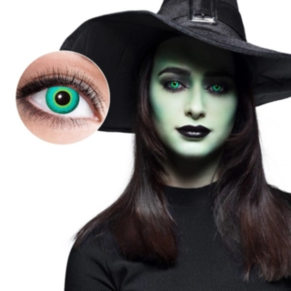 Magiske Halloweenlinser Grønn