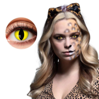 Kontaktlinser Yellow Cat Gul