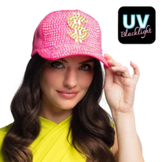 Caps Dollar Neon Rosa