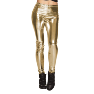 Leggings Metallisk Guld