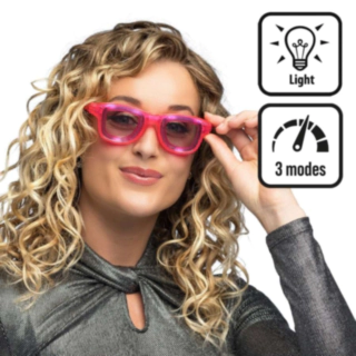 LED Partybriller Rosa