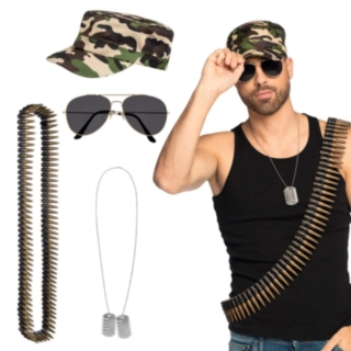 Soldat Tilbehørssett Kamuflasje