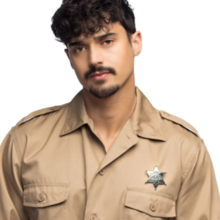 Sheriffstjerne Sølv