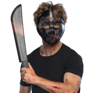 Morder Maske og Machete