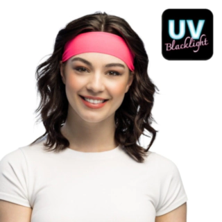 Pannebånd Neon Rosa