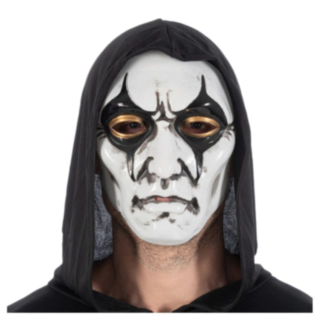 Halloween Maske Hvit og Svart