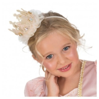 Prinsesse Hårbøyle med Krone til Barn