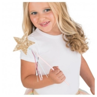 Glitter Stjerne Tryllestav